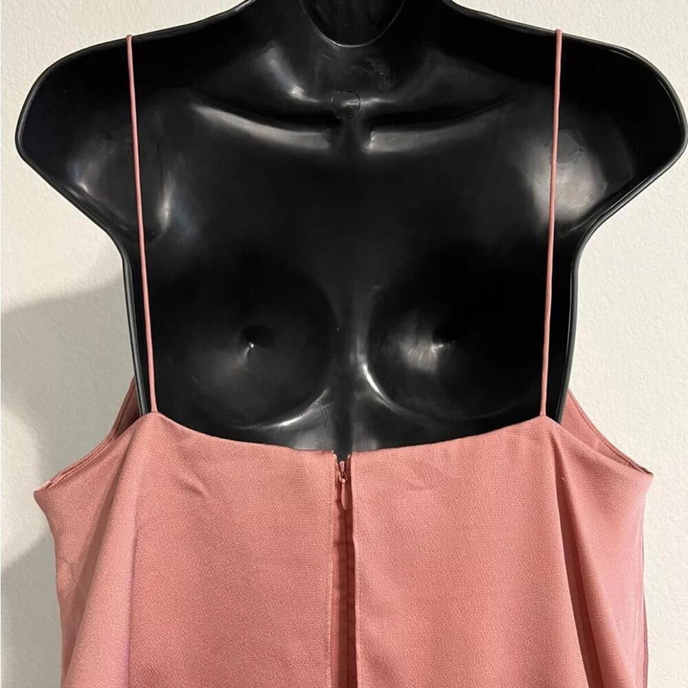 NWT $295 Shona Joy Luxe Cocktail Frill Dress - Rose Size 10 SJ3499 - Picture 8 of 9